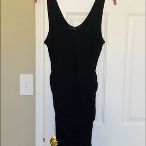 Express Dresses - Express Ruched Black Dress Express Dresses - Express Ruched Black Dress